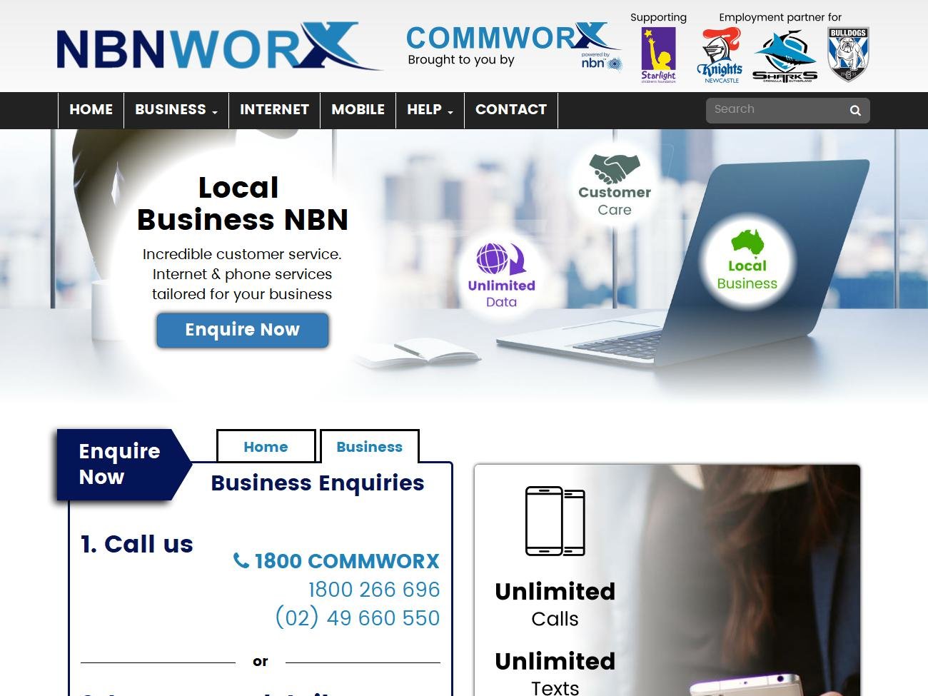 Commworx Website Preview